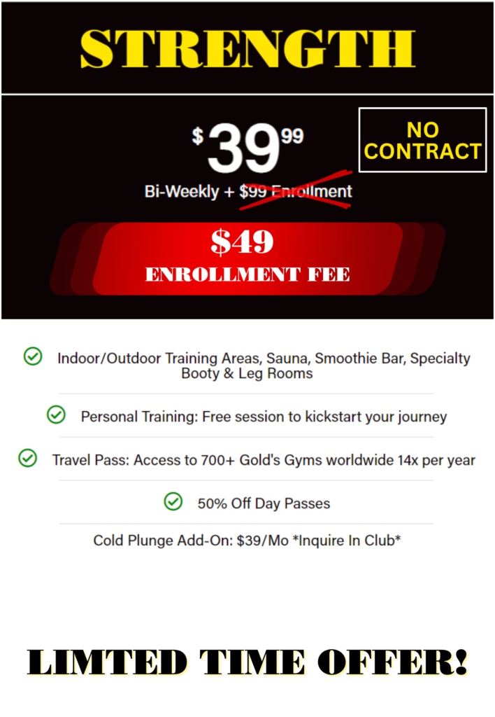 Strength plan 50% off enrollment